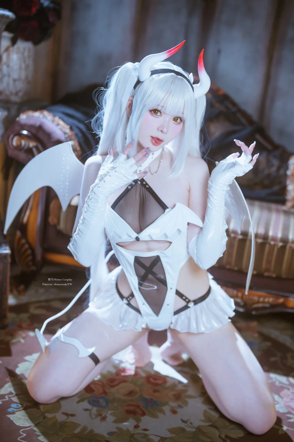 霜月shimo - No.159 Blanc Demon [21P-43MB] tg@simisebaisi 【丝足阁】013.webp